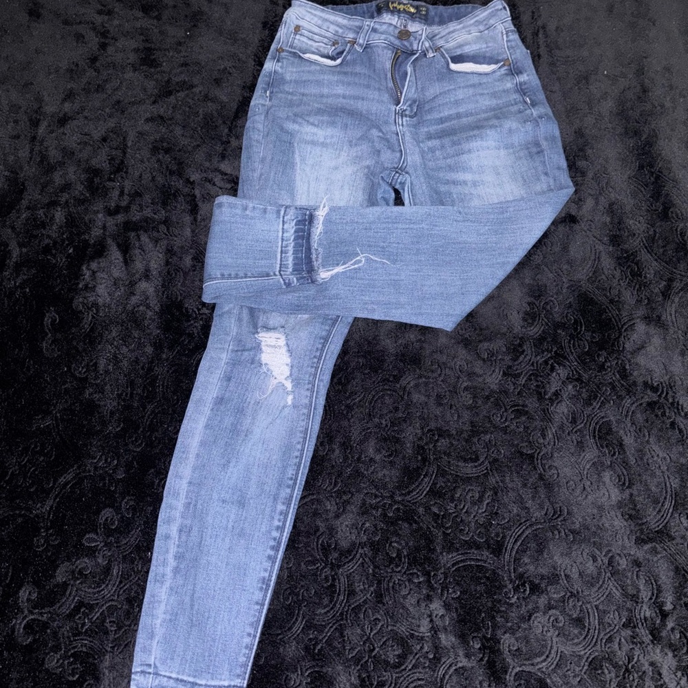 Indigo Rein Women's Light Blue Skinny Jeans | 27-28